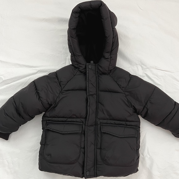 Zara Jackets & Coats Zara Gender Neutral Toddler Black Puffer Coat